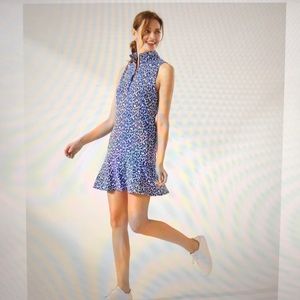 LIKE NEW! Tommy Bahama Aubrey Chic Cheetah Flounce Dress